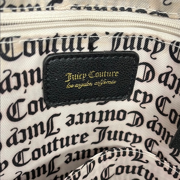Juicy Couture Black and Pink Graphic Backpack - Picture 4 of 4